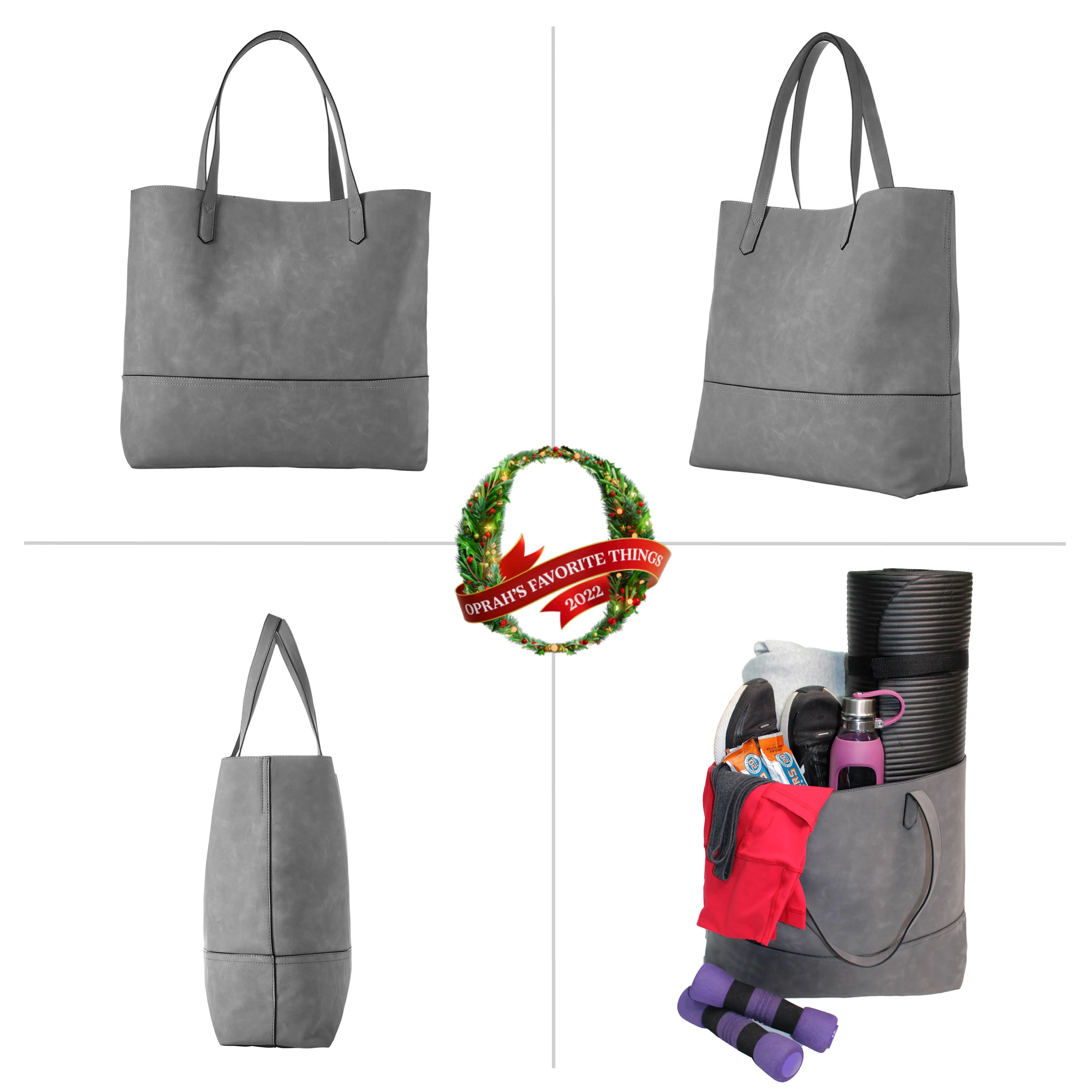 Oprah's Favorite Thing! Taylor Tote, Faux Suede (Multiple Colors)