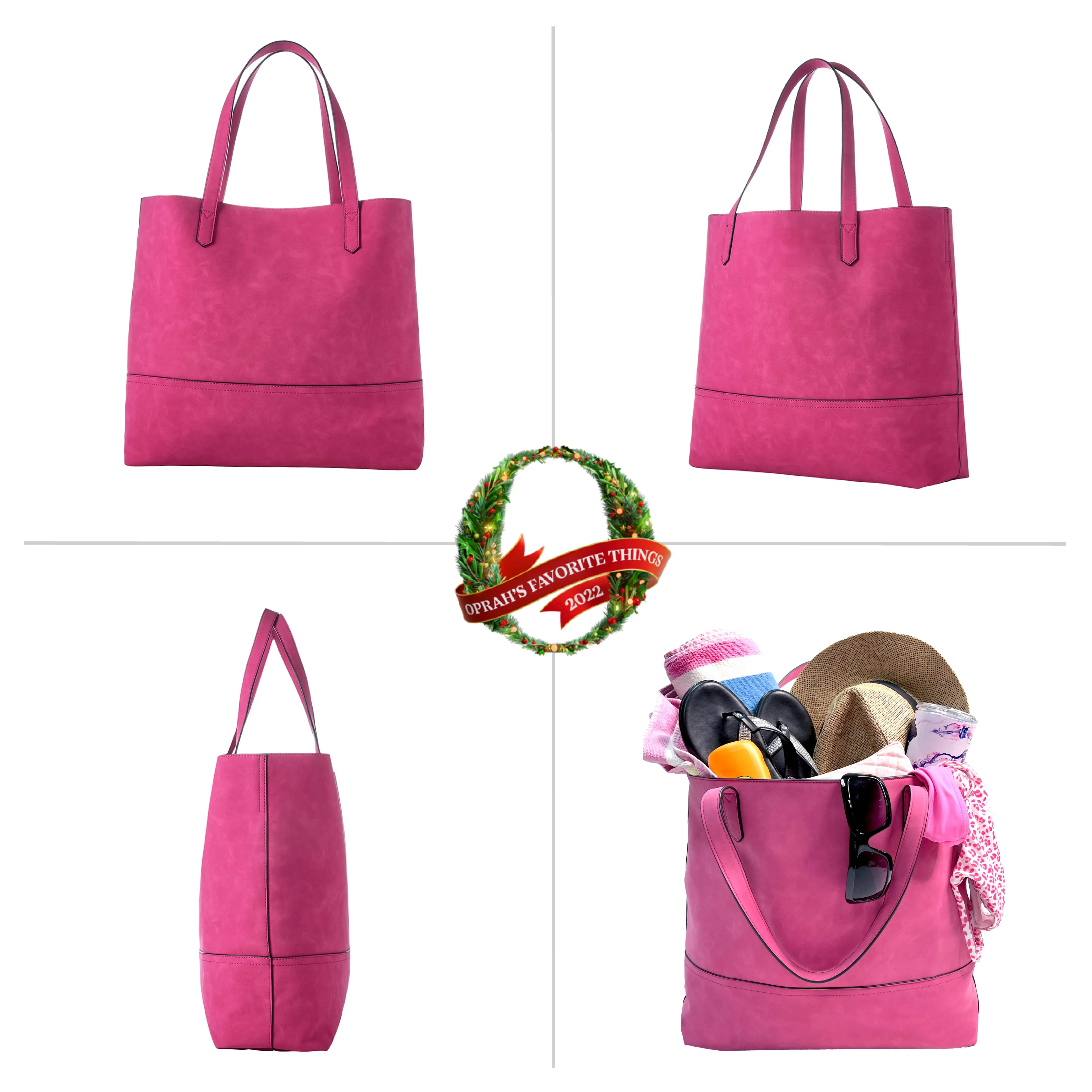 Oprah's Favorite Thing! Taylor Tote, Faux Suede (Multiple Colors)