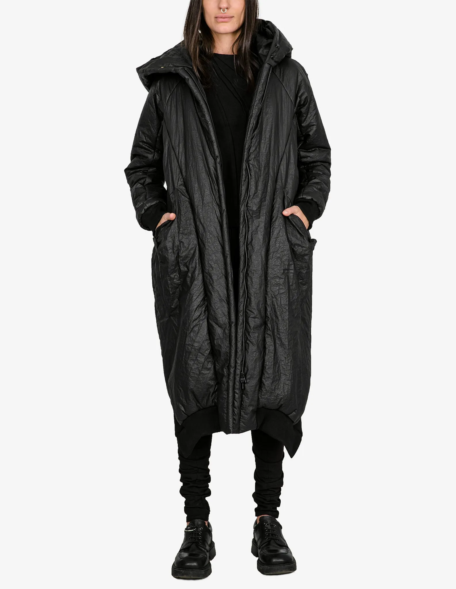 Oversized Hooded Coat