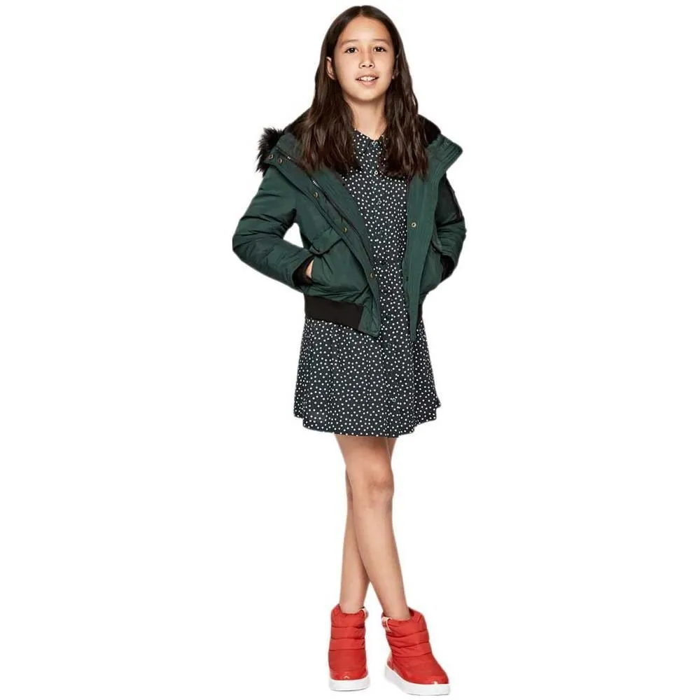 Pepe Jeans Girls Ariadna Jacket in Green