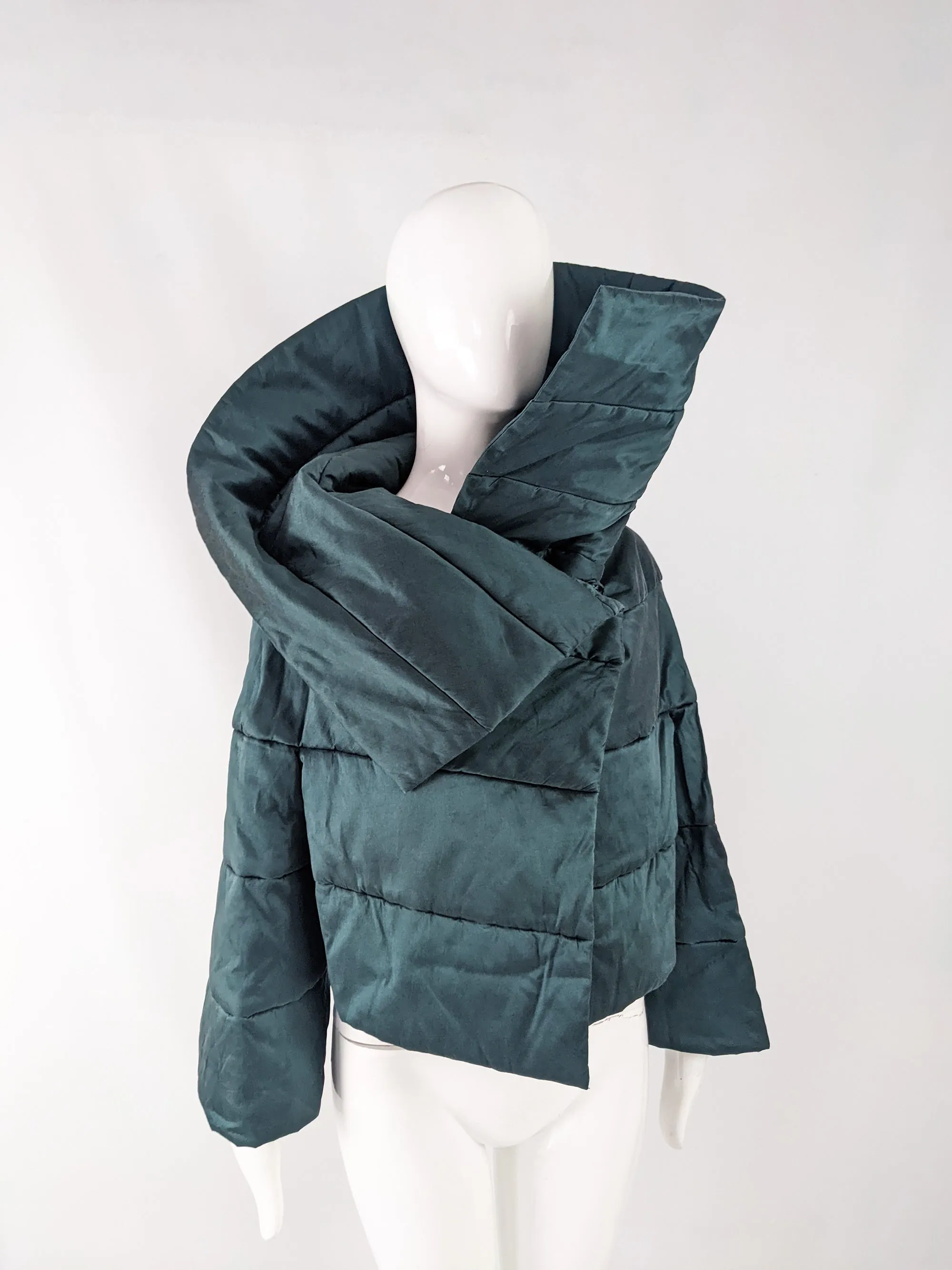 Plein Sud by Faycal Amor Vintage Green Architectural Coat, 1990s