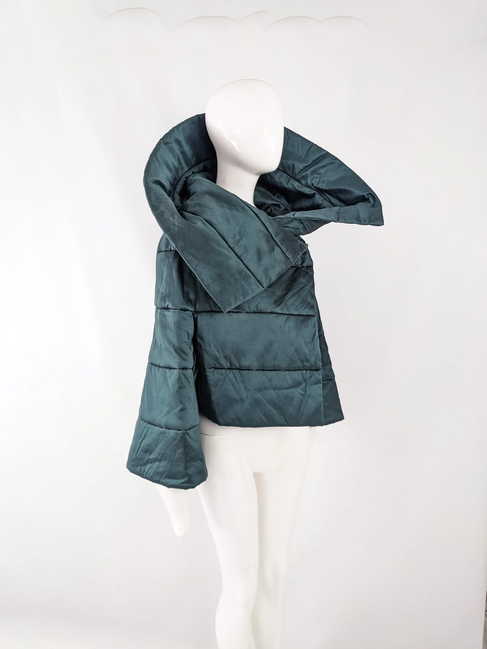 Plein Sud by Faycal Amor Vintage Green Architectural Coat, 1990s