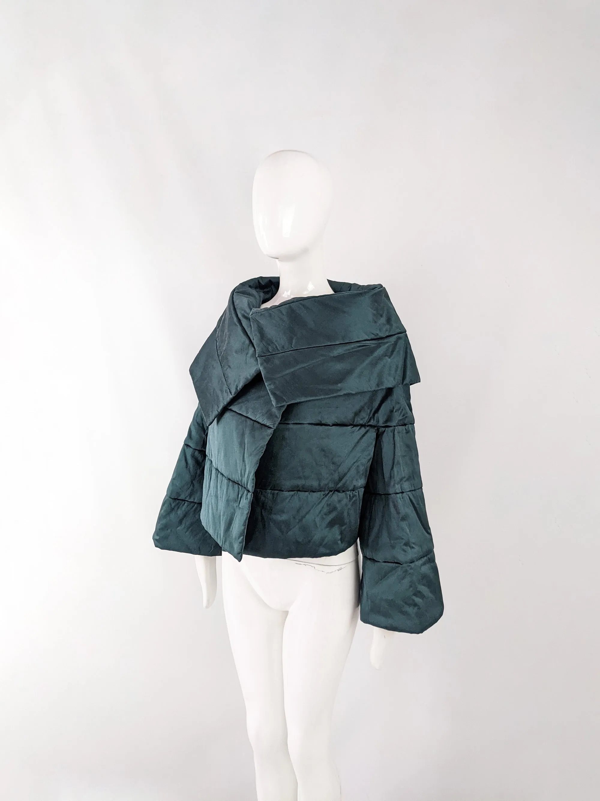 Plein Sud by Faycal Amor Vintage Green Architectural Coat, 1990s