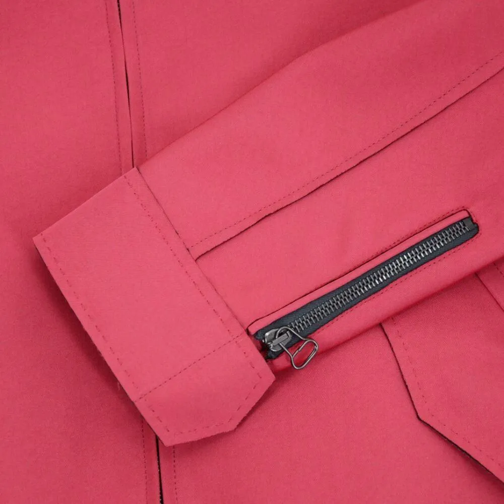 Rose Pink Blouson Jacket Coat