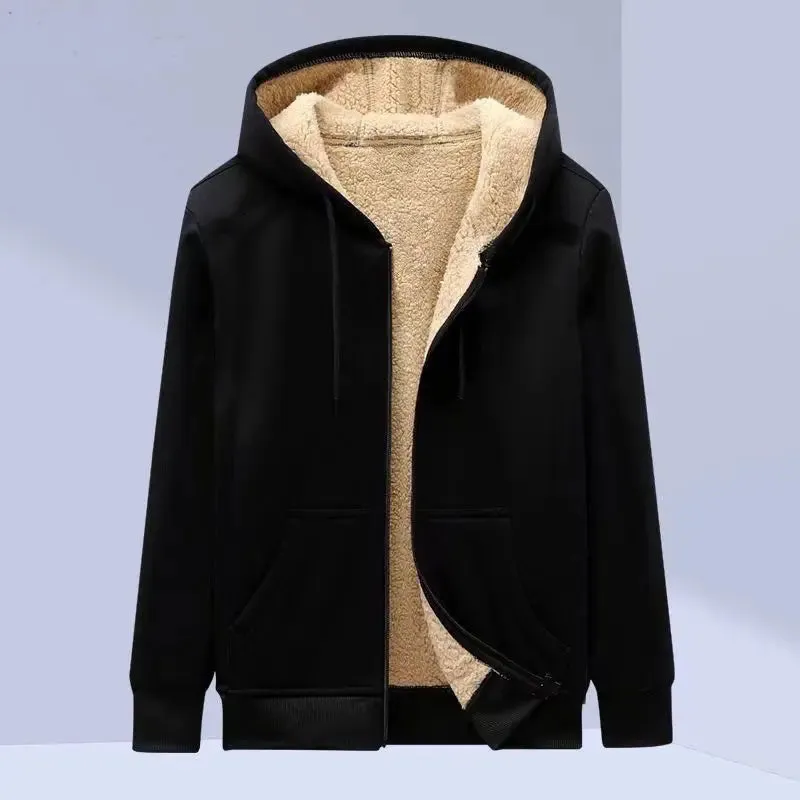 Teenage Hoodie Lamb Fleece Coat