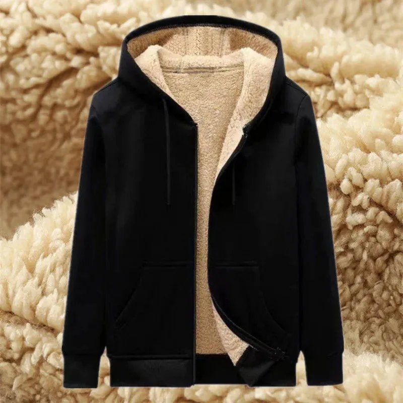 Teenage Hoodie Lamb Fleece Coat