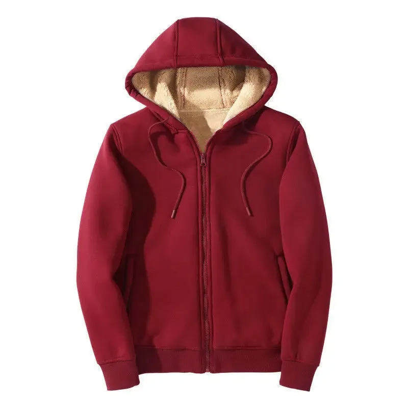 Teenage Hoodie Lamb Fleece Coat