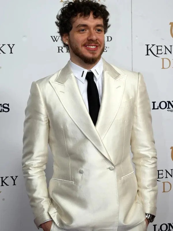 US Rapper Jack Harlow White Suit