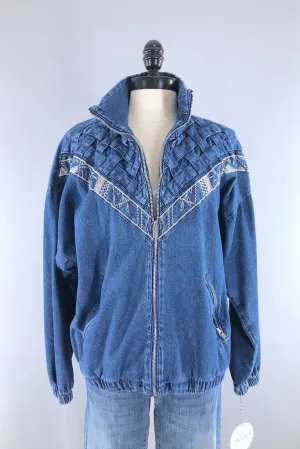 Vintage Embroidered Denim Jacket