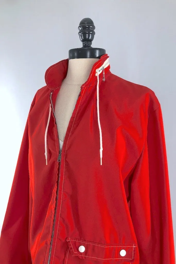 Vintage Red Nautical Jacket