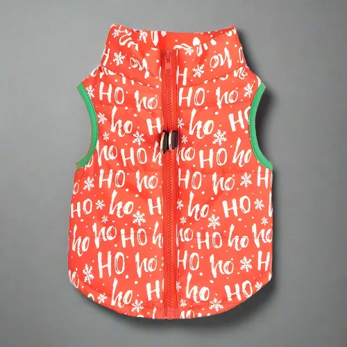 Warm Dog Christmas Winter Vest