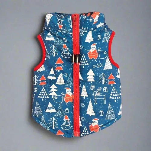 Warm Dog Christmas Winter Vest