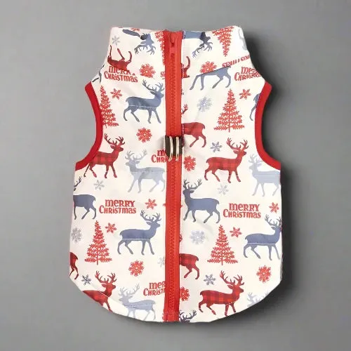 Warm Dog Christmas Winter Vest