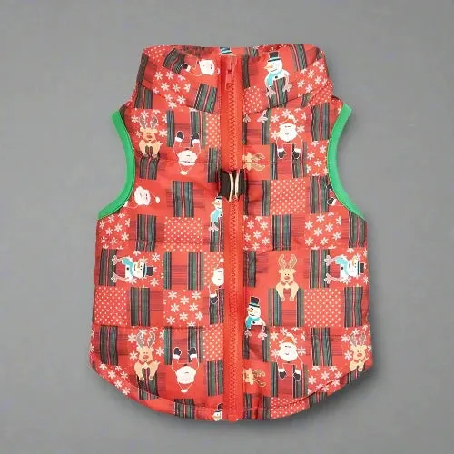 Warm Dog Christmas Winter Vest