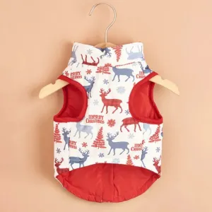 Warm Dog Christmas Winter Vest