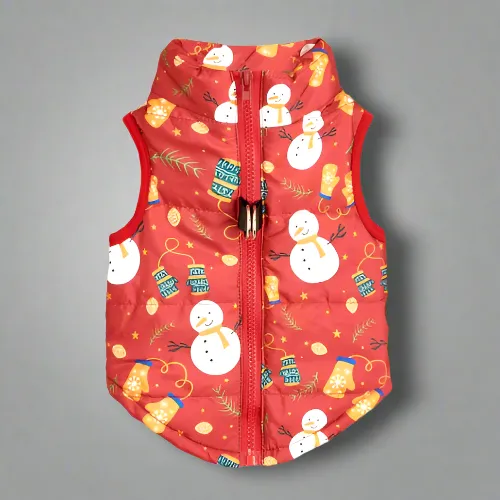 Warm Dog Christmas Winter Vest