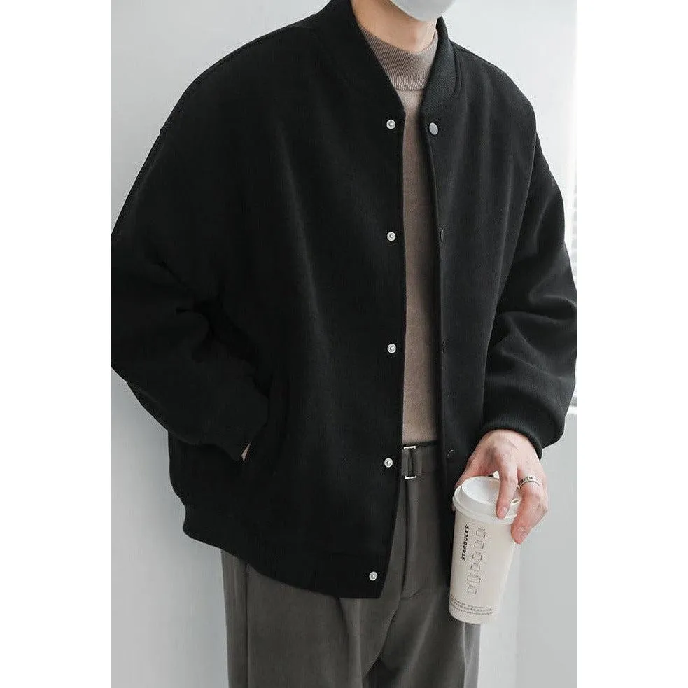 Zhou Casual Snap Button Jacket